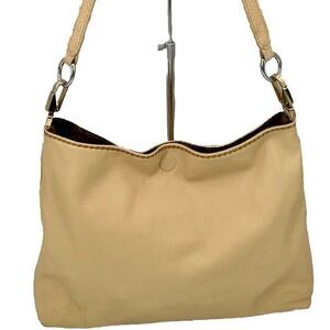 Plinio Visona, Yellow Leather Tote, Large, magnetic closure cheetah Print Inside